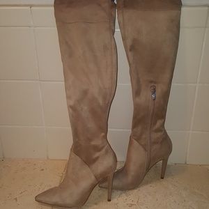 kendall and kylie over the knee suede boots